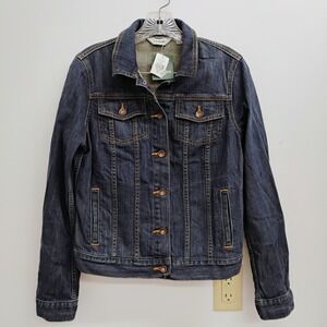 L.L.Bean‎ 1912 Jean Jacket Misses Regular Rinsed Denim XS Made in Mexico